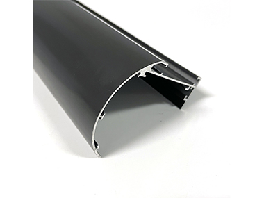 Flat rail curtain track aluminium profile